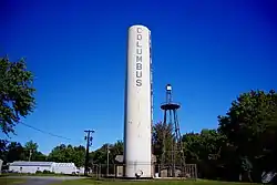 Water tower in Columbus