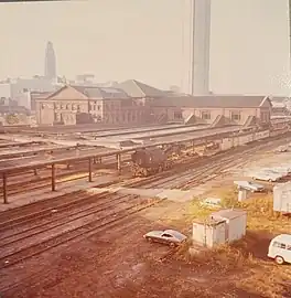 Platform and station view