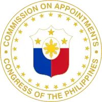 Seal of the Commission on Appointments