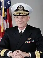 Mattingly in his Navy uniform in 1985