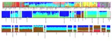 Complete results from the ADMIXTURE analysis using all samples in the merged data set, from the 2017 study by Schuenemann et al.