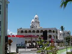 The San Agustín complex as seen from Luis Muñoz Rivera Ave in 2017.