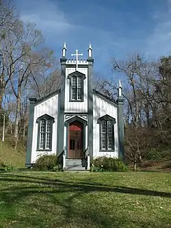 Confederate Memorial Chapel at Grand Gulf Cemetery, Grand Gulf Military State Park