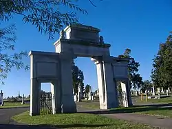 Confederate Memorial Gateway, Hickman, Kentucky, USA