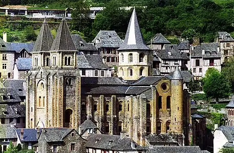 Sainte-Foy abbey-church in Conques (about 1120)