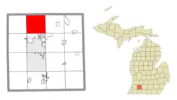 Location within Kalamazoo County