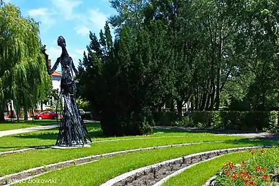 Kopernika Square in summer