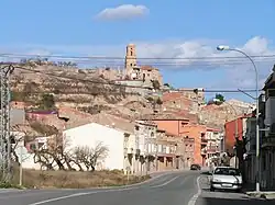 Corbera d'Ebre, with the Old Town above