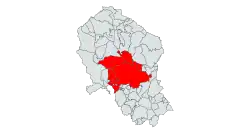 Córdoba metropolitan area in Córdoba Province