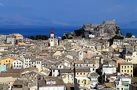 Panorama of the Old Town of Corfu