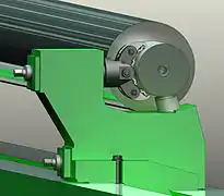 Correcting rest for precision grinding or turning