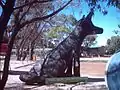 Dog statue