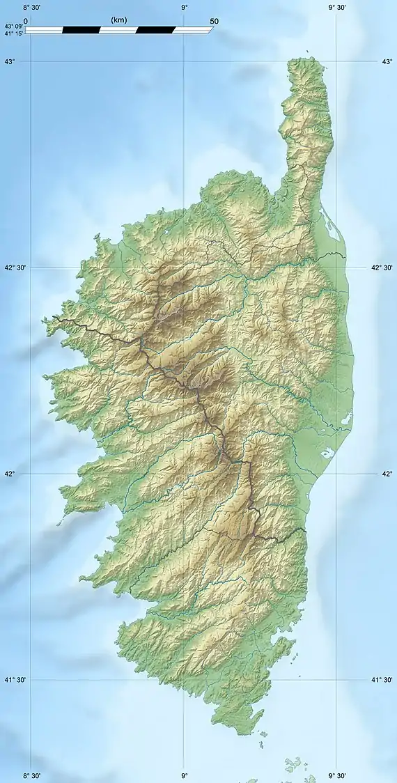 Regino (river) is located in Corsica