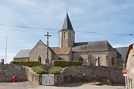 12th-century parish church with a 15th-century tower, dedicated to Our Lady and Saint Marcouf