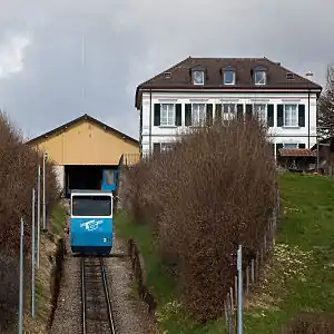 upper station with car in blue (2010)