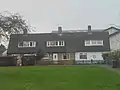 Chalet style terraced houses on First Avenue