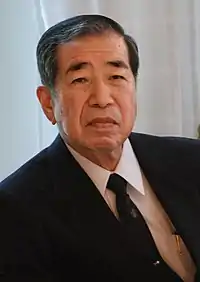 Tadamitsu Kishimoto (岸本 忠三), a Japanese immunologist, 14th President of OU, 2009 Crafoord Prize winner.