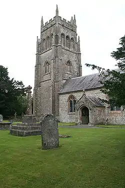 Churchyard Cross in Churchyard, South of Church of St Bartholemew