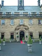 Crathorne Hall, Gate Piers and Forecourt Walls