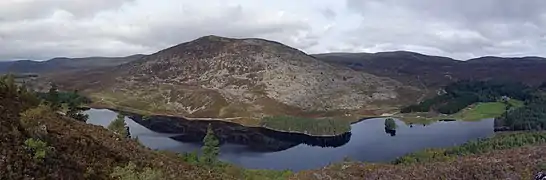 Loch Gynack and Creag Mhor from Creag Bheag