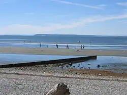 Groyne in Crescent Beach, British Columbia, Canada