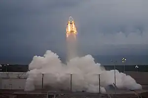 Dragon 2 hover test (24159153709)