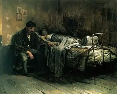 La miseria (1886). 180,4 x 221,4 cm.