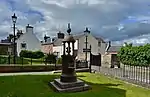 Church Street, Drinking Fountain In Garden In Front Of Hugh Miller Institute