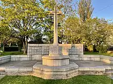 Cross of Sacrifice in Western Necropolis, Glasgow, Scotland.