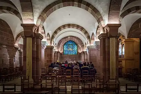 The larger crypt (12th c.)