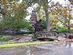 Sculptures of Dionicio Rodriguez at Memorial Park Cemetery