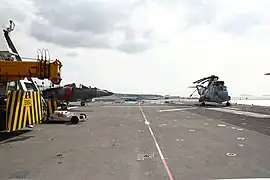 SH-3D/H Sea King on Spanish aircraft carrier Juan Carlos I