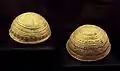 Gold hats or bowls from Axtroki, Basque Country, Spain, c. 1000 BC.