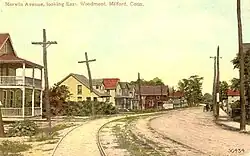 Vintage postcard of Merwin Ave.