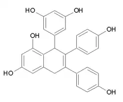 Chemical structure of cyphostemmin A.