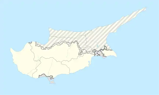 1998–99 Cypriot First Division is located in Cyprus