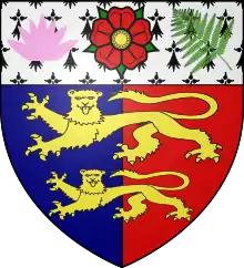 Personal coat of arms of Cyril Newall, 1st Baron Newall (1946)