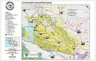 Map of the Carrizo Plain