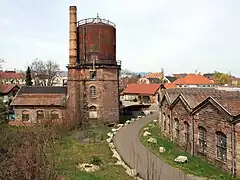 Former railway workshop