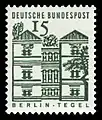 1965 Deutsche Bundespost stamp from the 1200 Years of German Buildings series