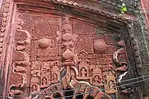 Terracotta relief at Damodar temple.