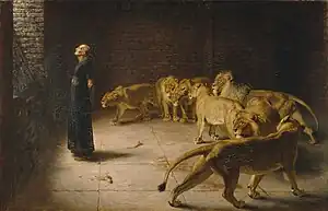 Daniel's Answer to the King (1890; Manchester Art Gallery)