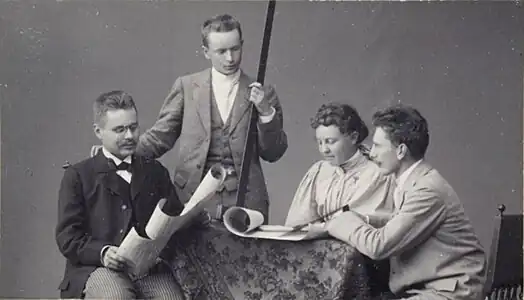 Architects: Armas Lindgren, Eliel Saarinen, Albertina Östman and Herman Gesellius