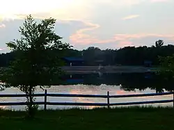 View of Harlow Lake at Darien Lakes State Park