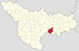 Location in Timiș County