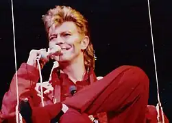 David Bowie at the Glass Spider Tour