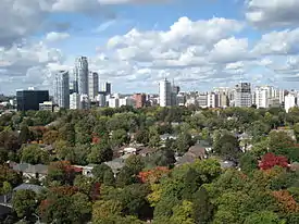 Skyline of Davisville Village, 2009