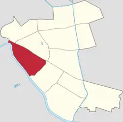 Location in Hedong District