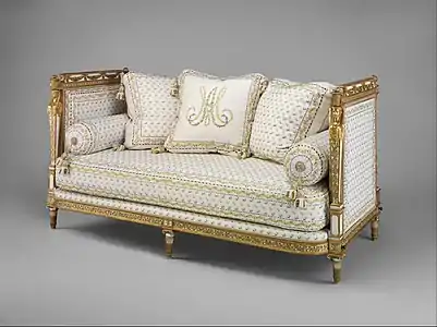 Day bed by Jean-Baptiste-Claude Sené (1788), Metropolitan Museum