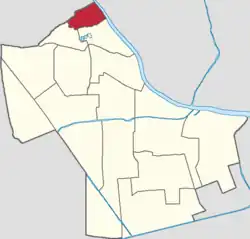 Location in Hexi District